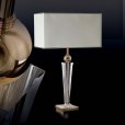 Tomás y Saez, luxury table lamps made of crystal and bronze, with gold and silver, buy in Spain